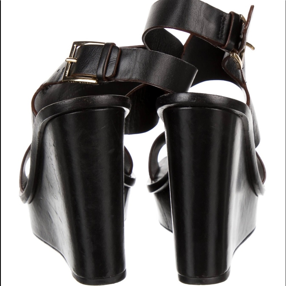 Sold Tory Burch Slingback Platform wedge Sandal - Picture 4 of 5